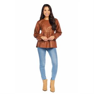 Brown Lovie Top