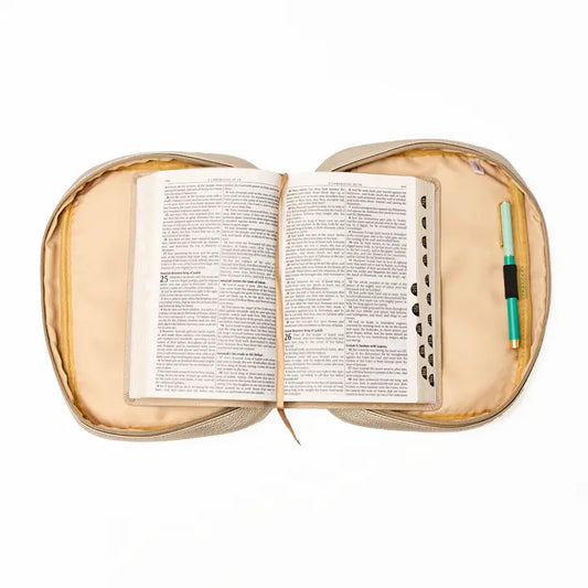 Bible Cover Champagne
