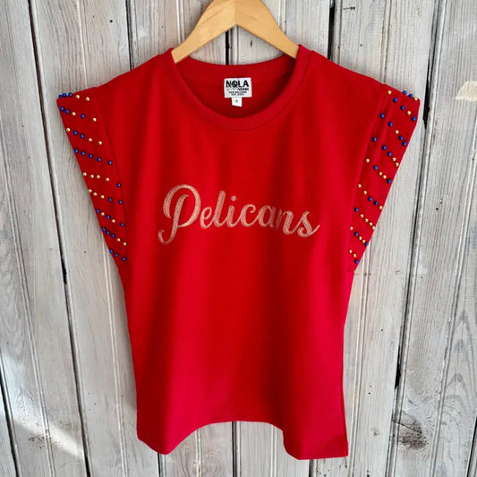 Pelicans Pearl Flutter Sleeve