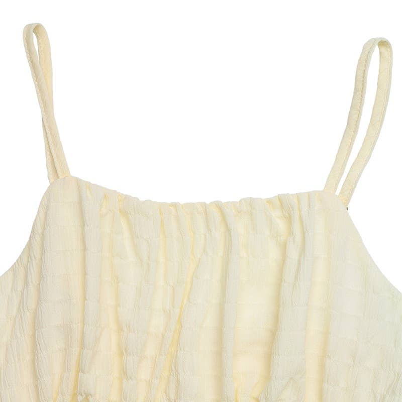 Slim double layer hem cami dress