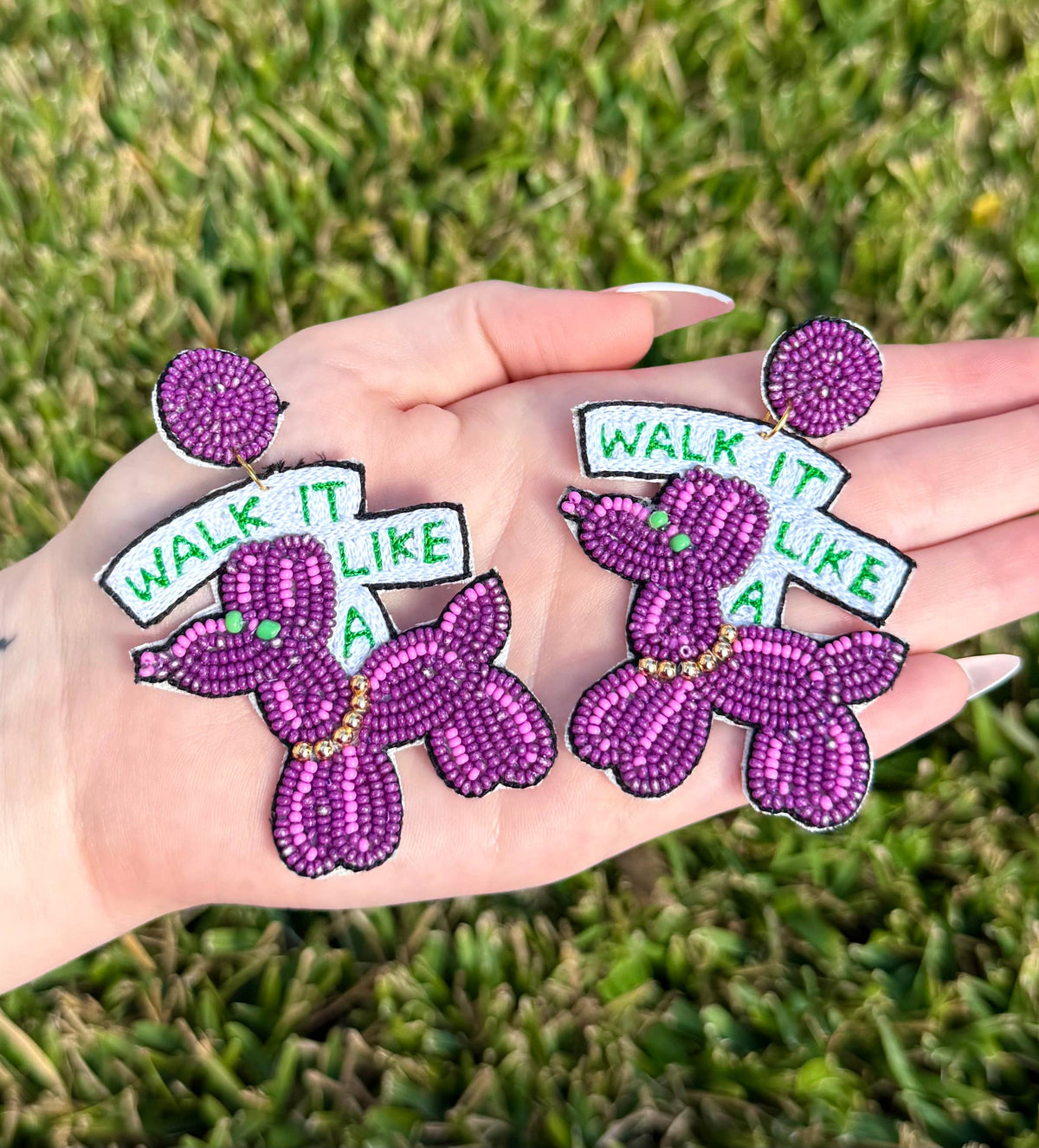 Walk It Like A Dog Earrings