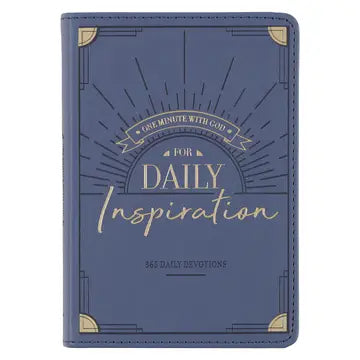 One Minute with God for Daily Inspiration Faux Leather