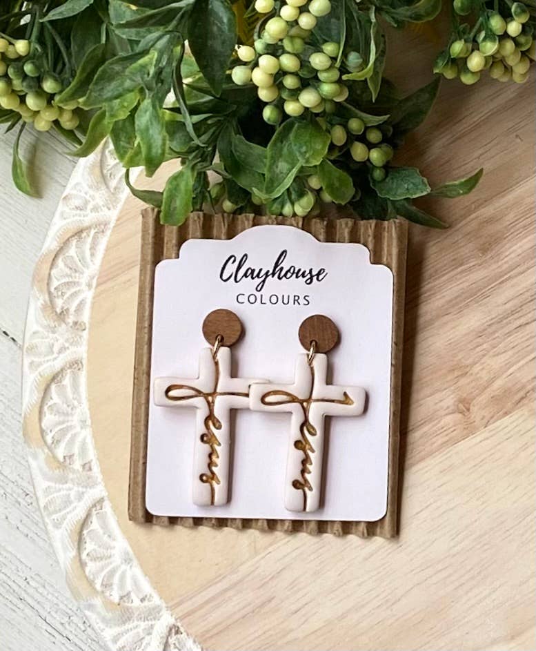 Religious Earrings : Jesus