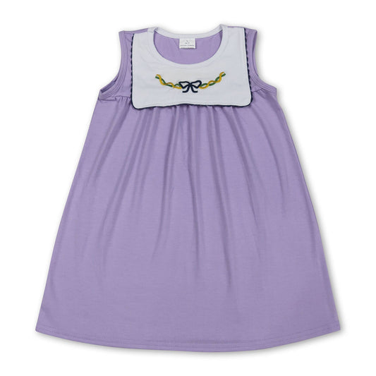 Mardi Gras Bow Dress - The Season Boutique