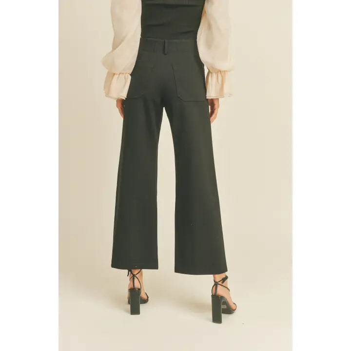 Two Pockets Ponte Pants