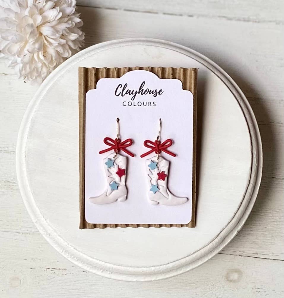 Fourth of July Handmade Earrings | Statue of Liberty - The Season Boutique