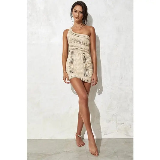 Sheath Knit Beach Cover Up