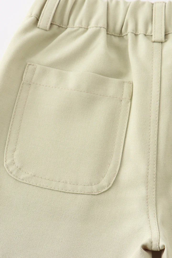 Beige Cargo Shorts