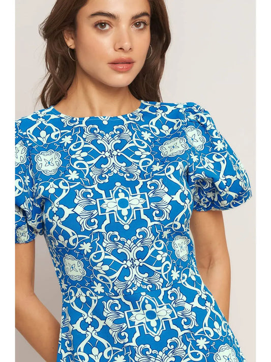 CITY VIBE WOVEN MINI DRESS