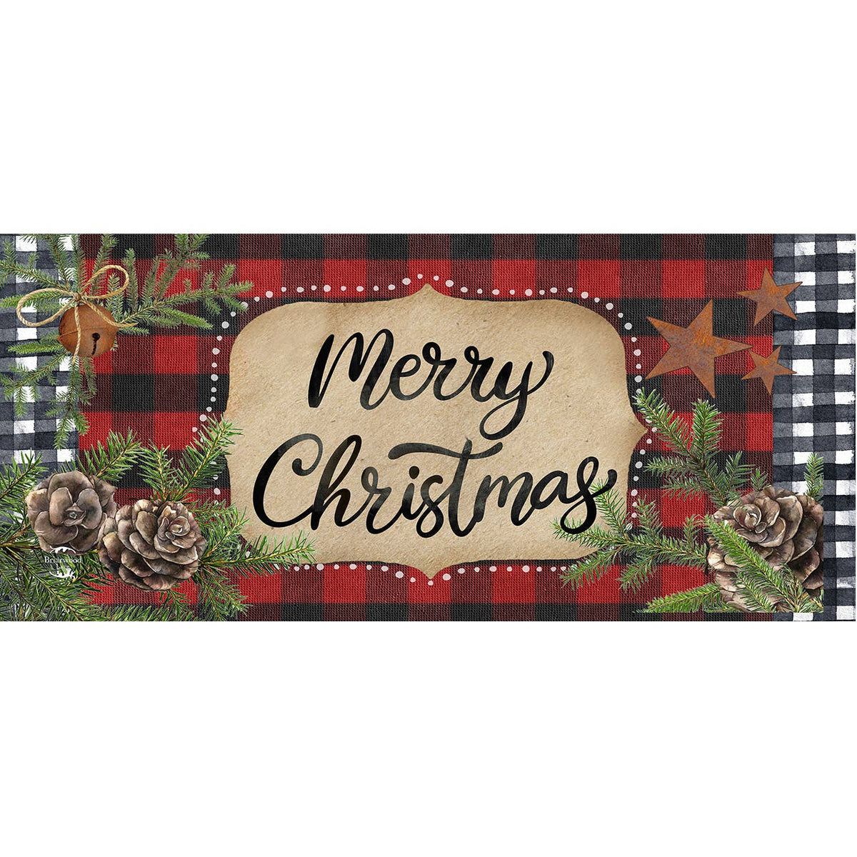 Farmhouse Merry Christmas Mini Mat