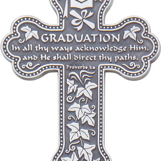 Graduation Message Cross