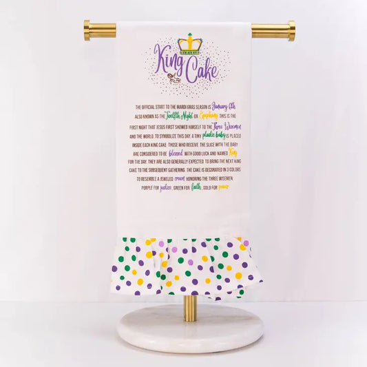 Story of the King Cake Hand Towel