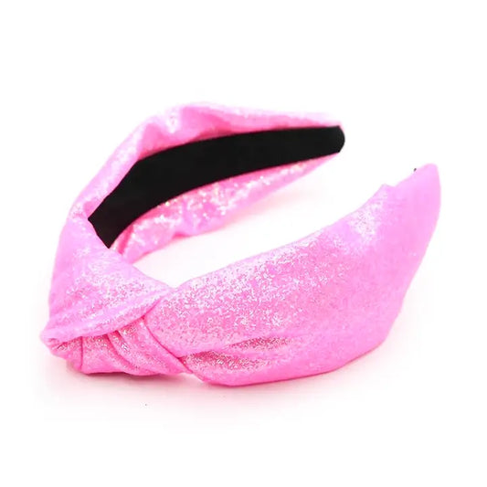 Pink Glitter Headband