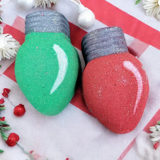 Light Up Your Bath with Fizzy Christmas Light Bath Bombs