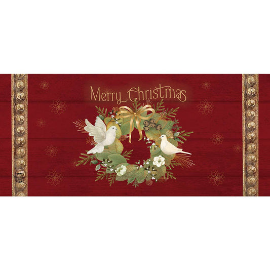 Christmas Peace Wreath Mini Mat