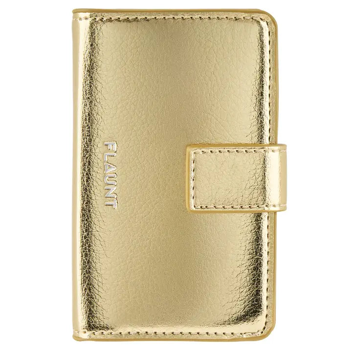 Gold Leather Magsafe Wallet