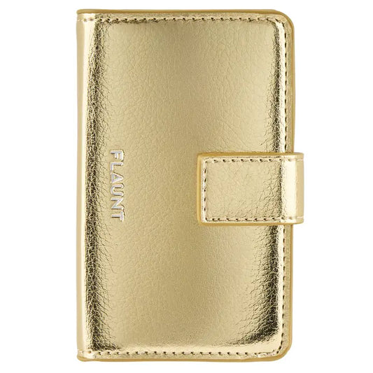 Gold Leather Magsafe Wallet