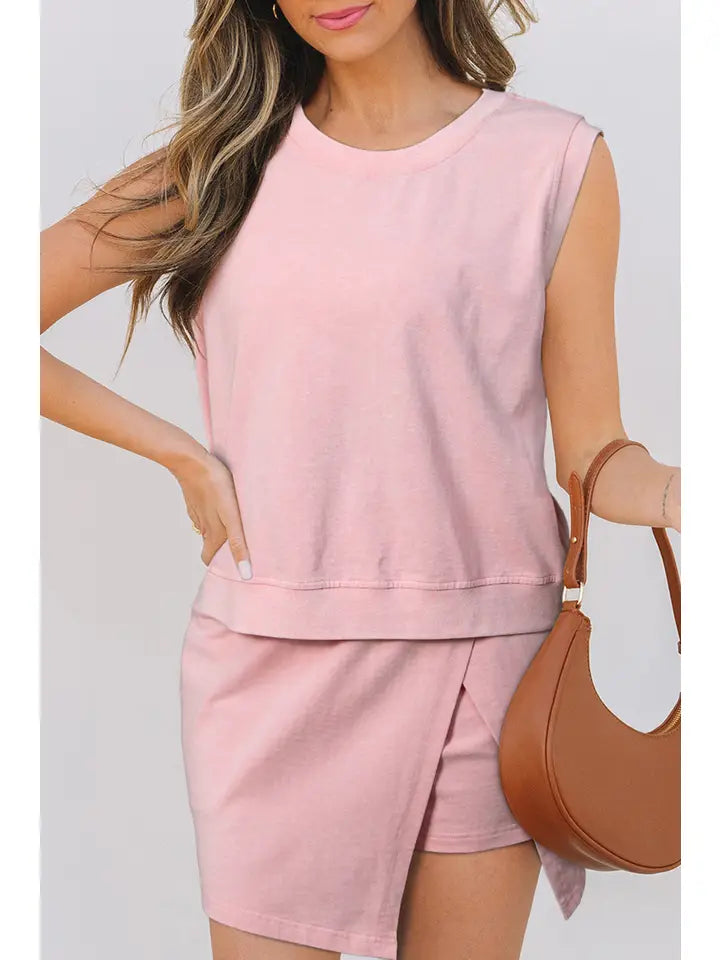 Tank Top & Split Skort Set