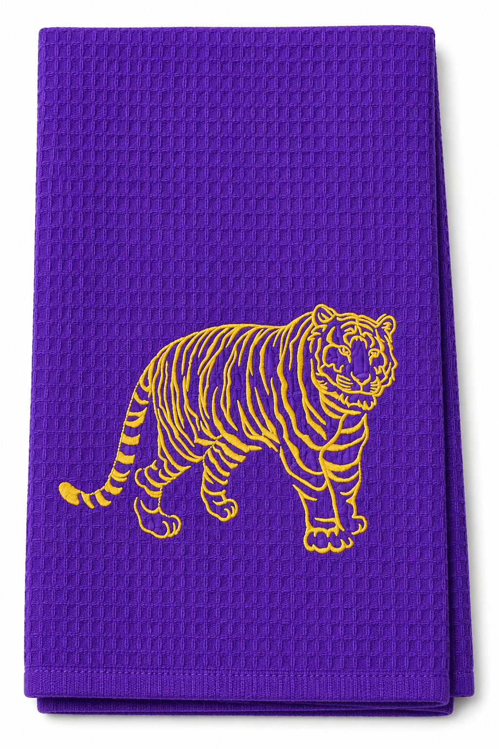 Tiger Waffle Towel