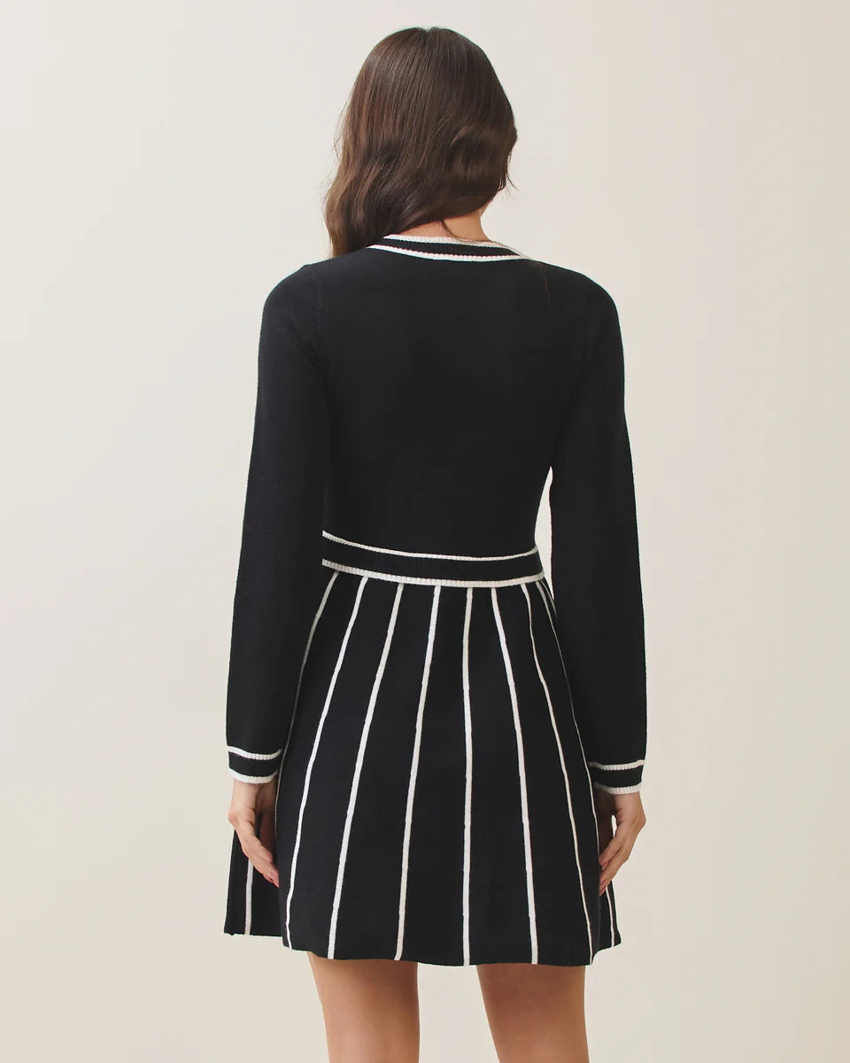 Contrast Knit Mini - The Season Boutique
