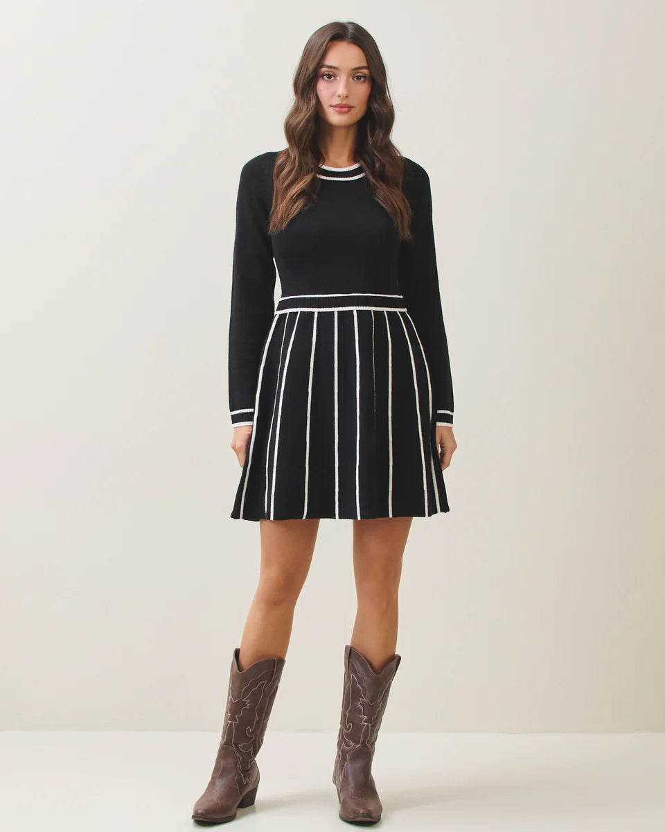 Contrast Knit Mini - The Season Boutique