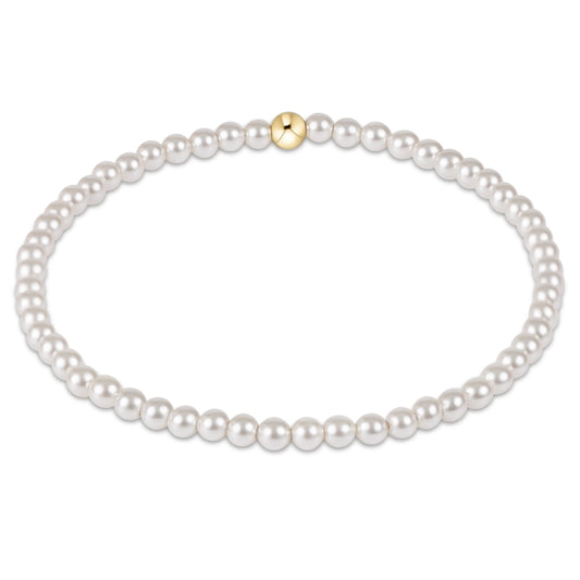 classic pearl 5mm bracelet - The Season Boutique