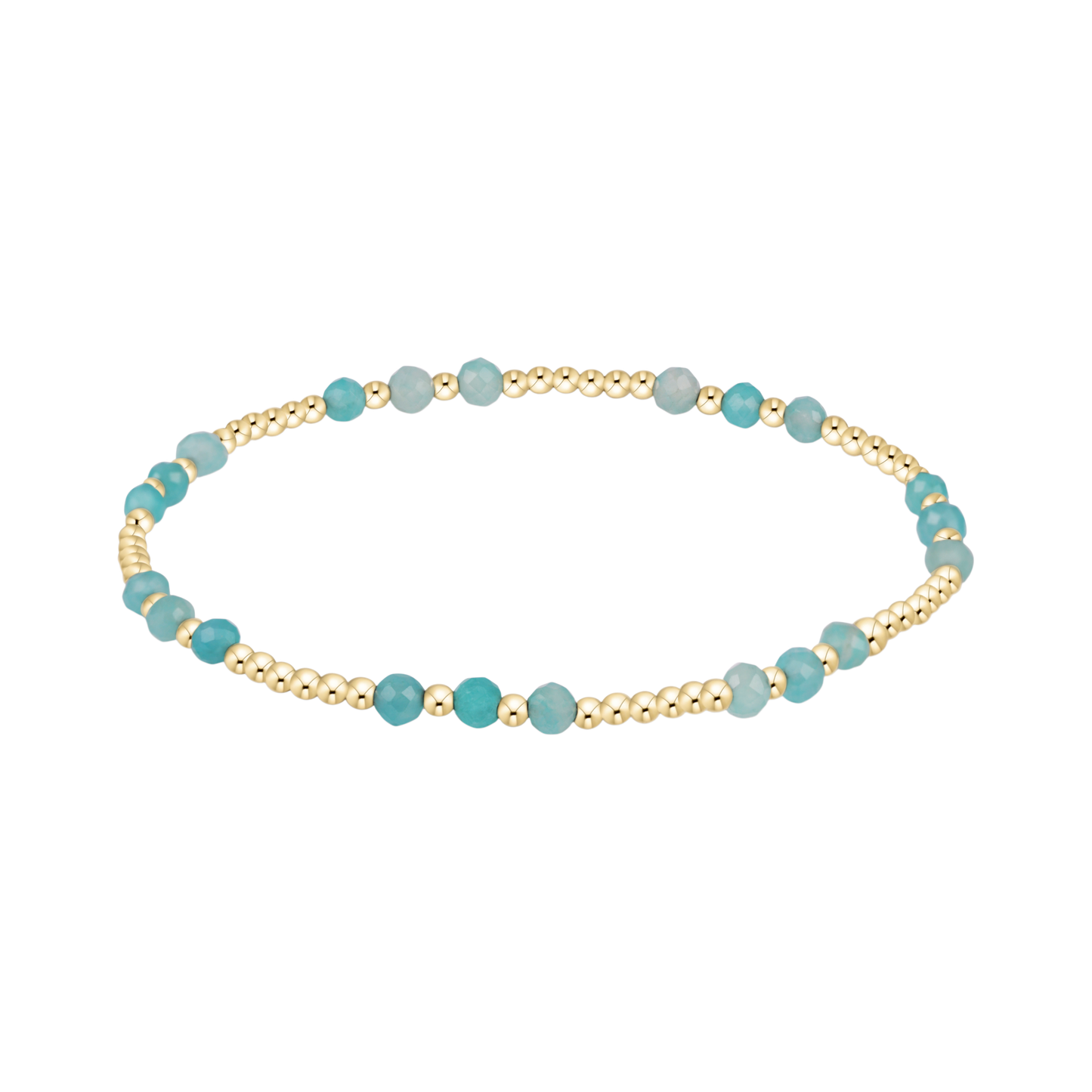 Joy Gem 3mm Bracelet - Amazonite