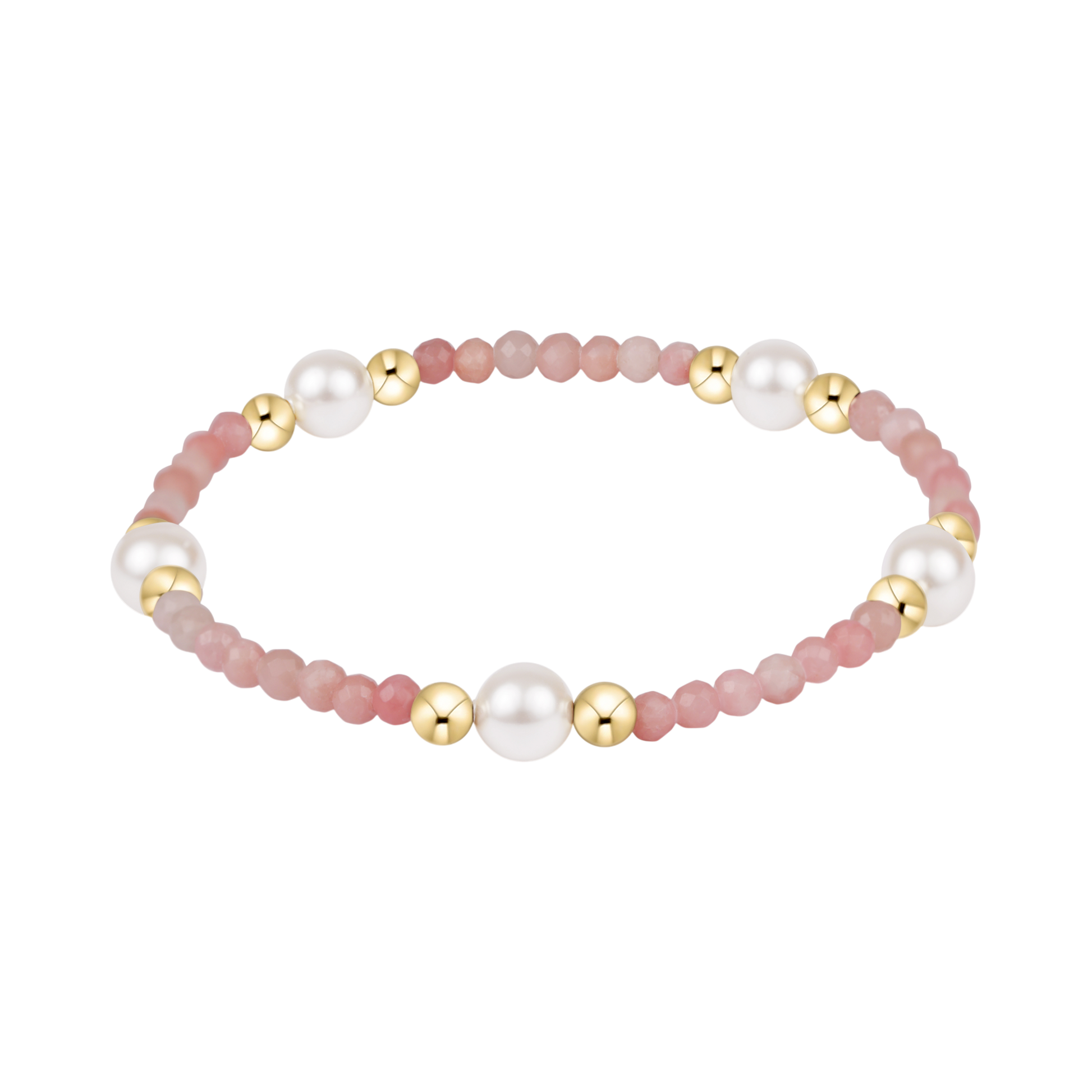 Purpose Pearl 6mm Gem Bracelet - Pink Opal - The Season Boutique