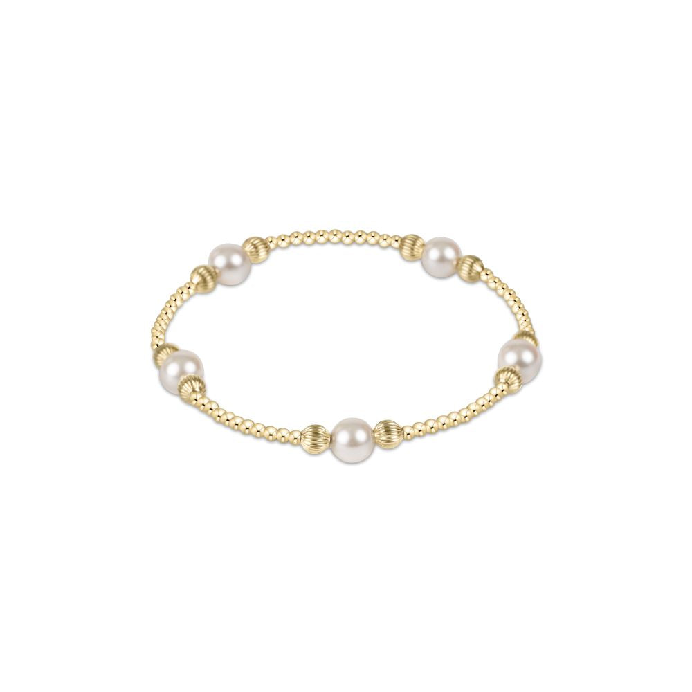Purpose Pearl 6mm Dignity Gold Bracelet