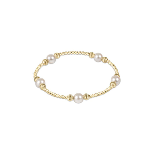 Purpose Pearl 6mm Dignity Gold Bracelet
