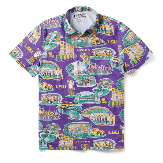 LSU SCENIC PERFORMANCE POLO