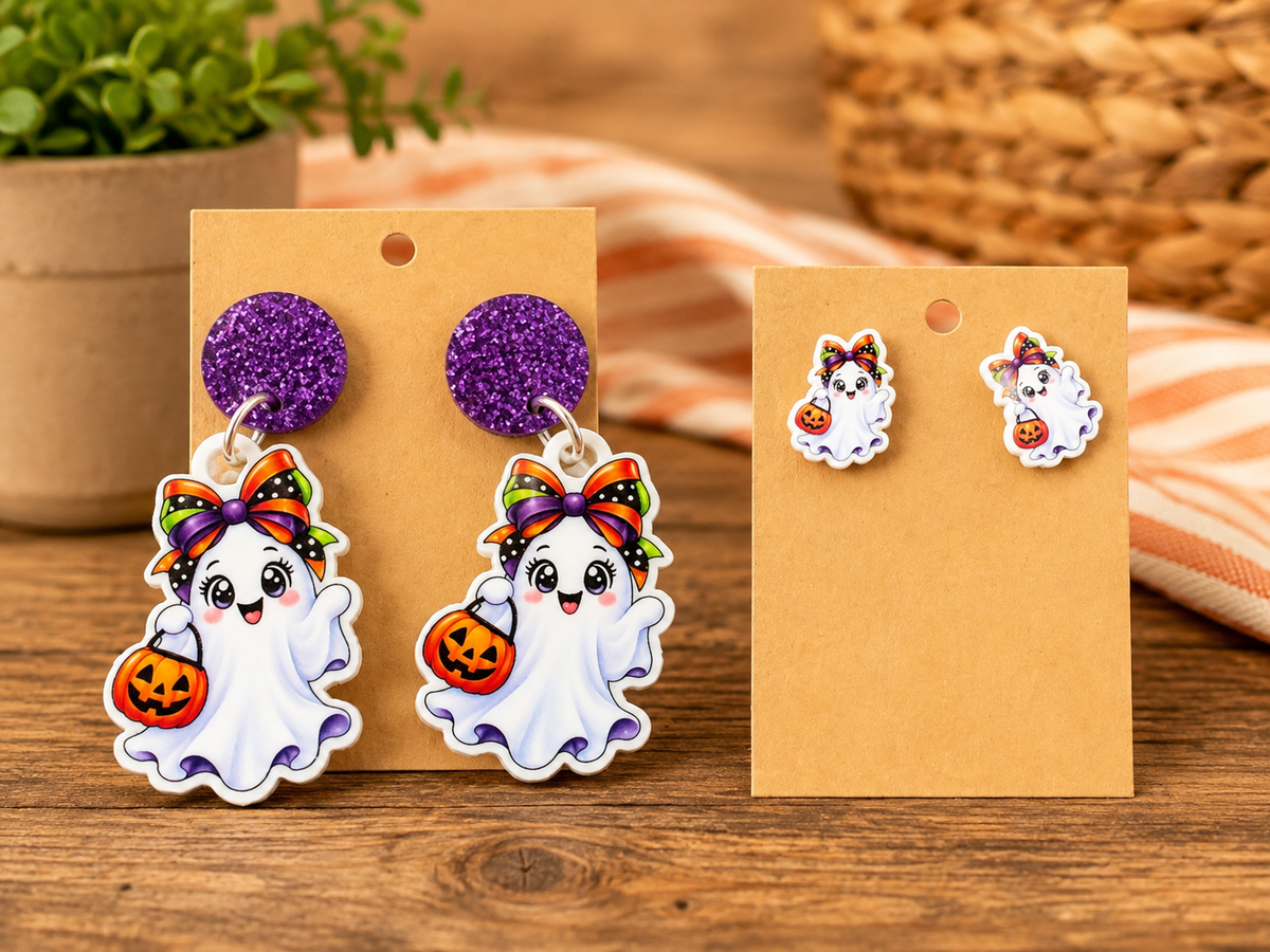 Ghost Earrings - The Season Boutique