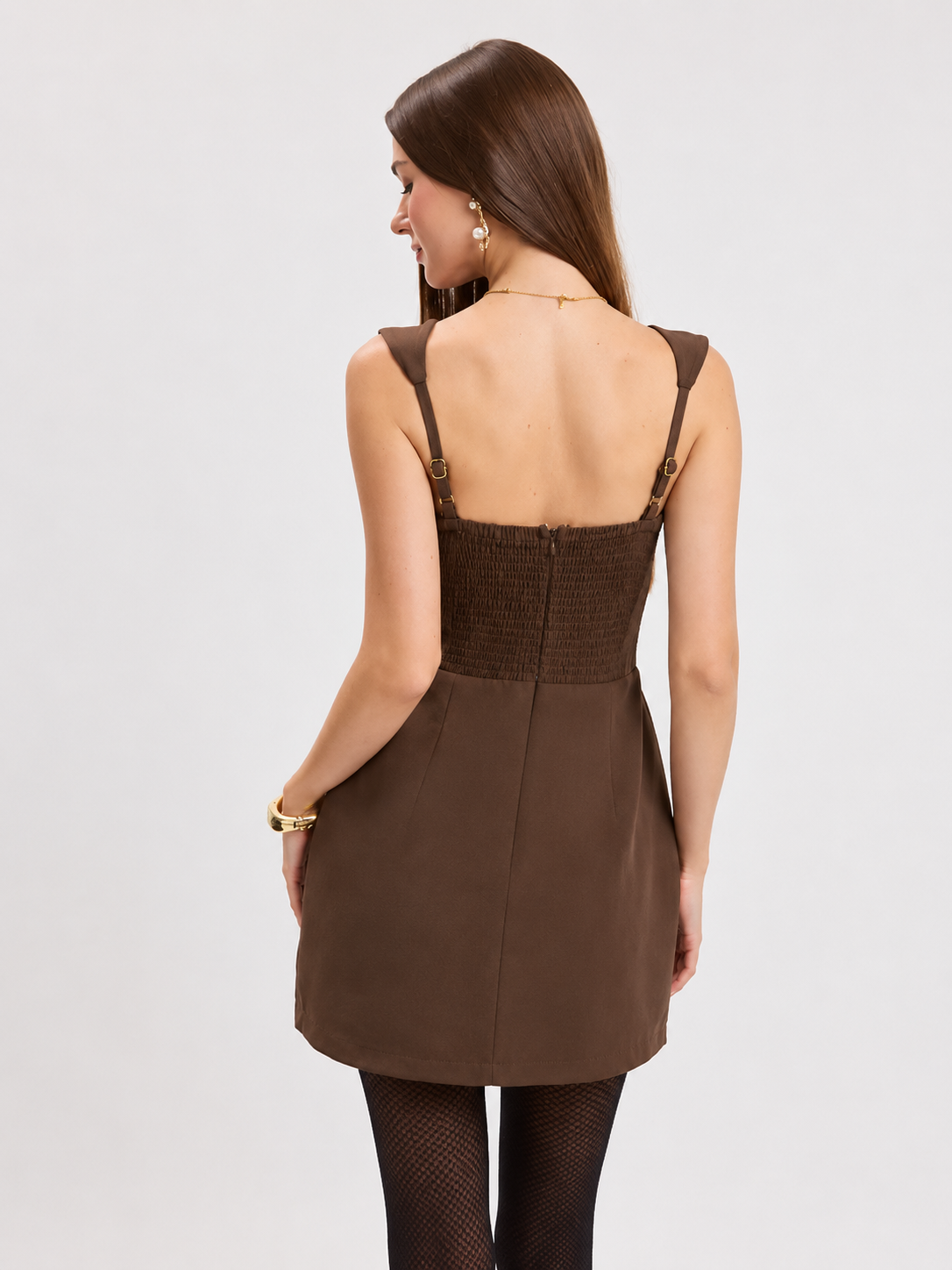 Square Neck Mini Dress