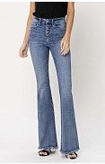 FRAYED HEM JEANS