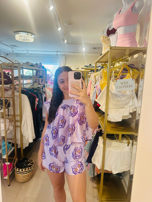 Paige Purple Gaze Shorts