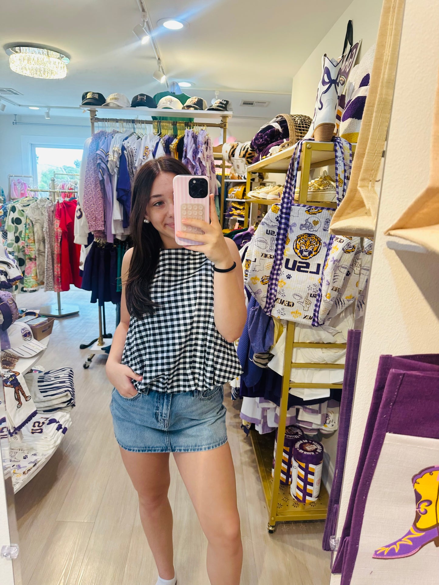 Sleeveless Bubble Top