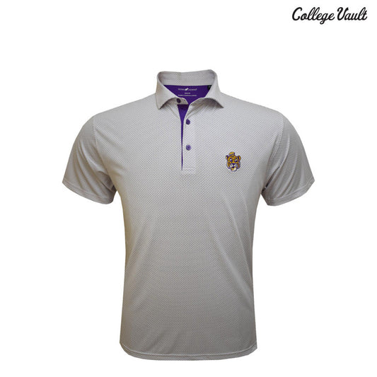 LSU Checkers Polo