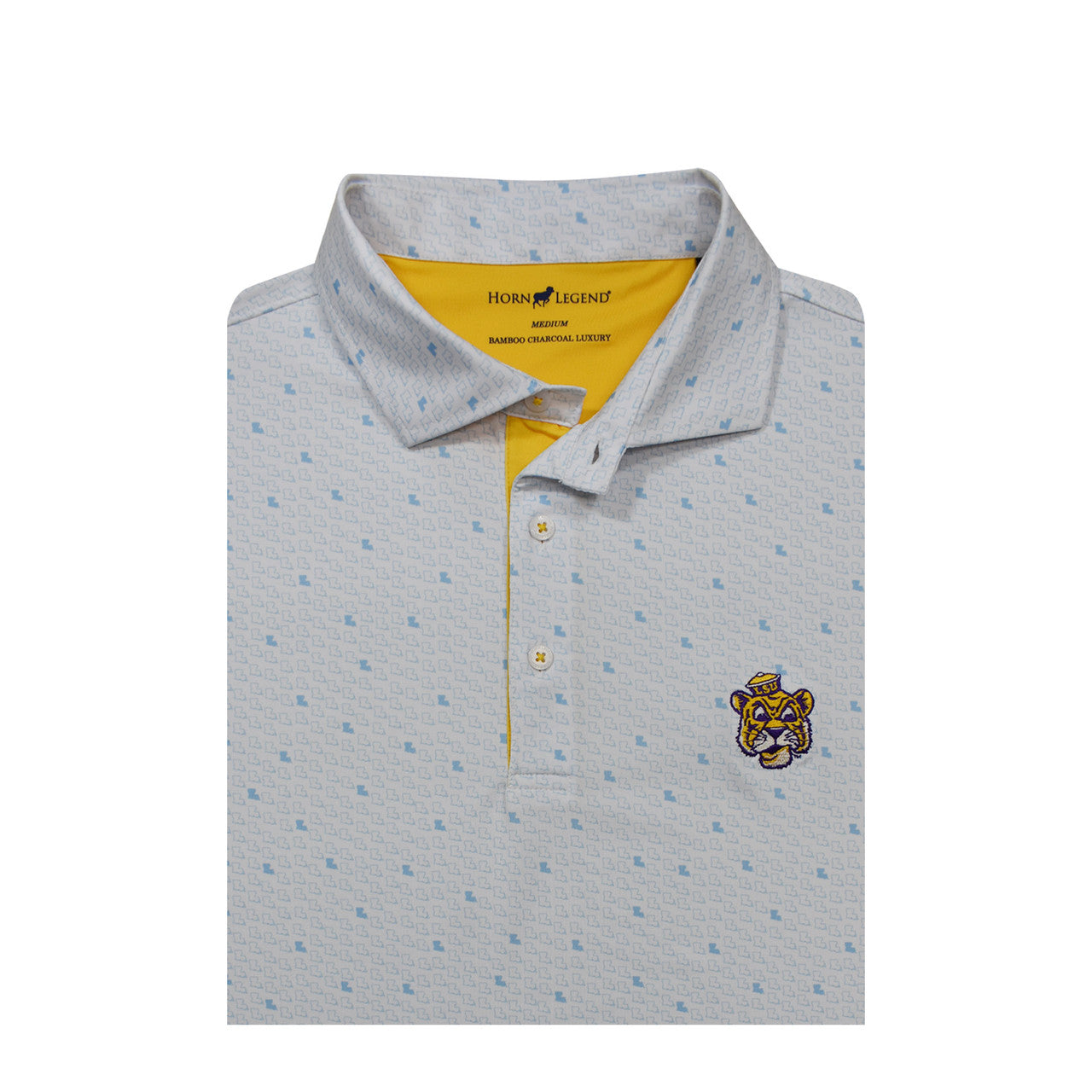 LSU Tigers 1955 White and Light Blue