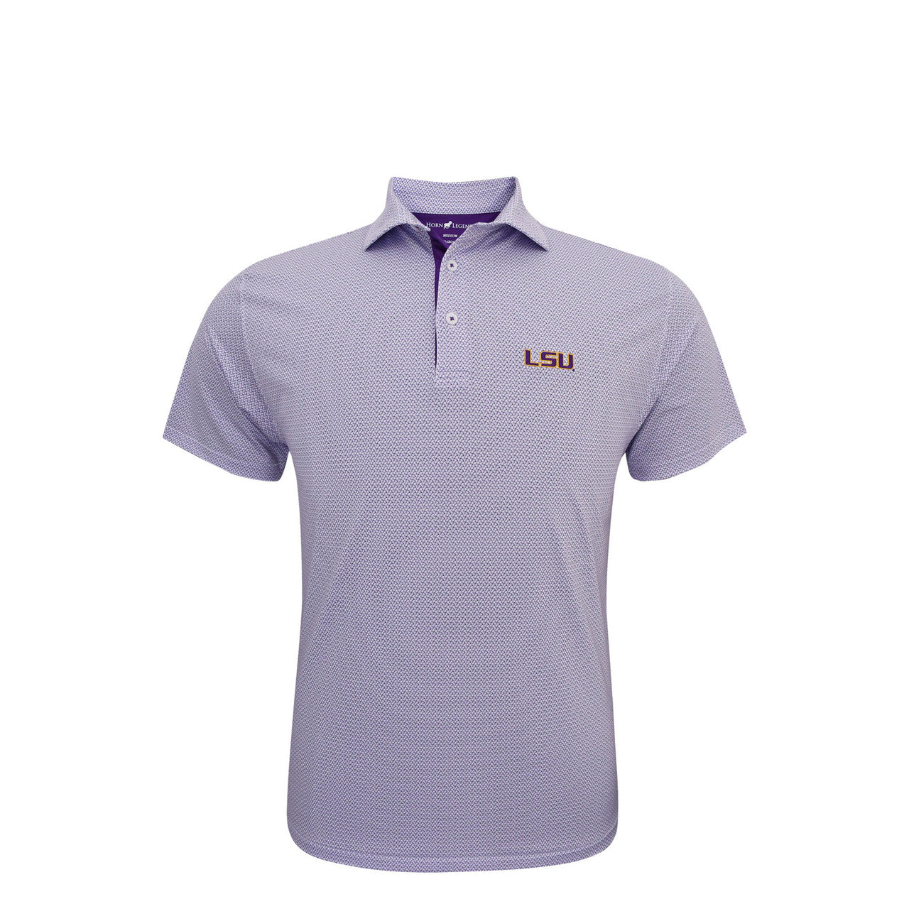 LSU Tigers Lavender Ripple Polo