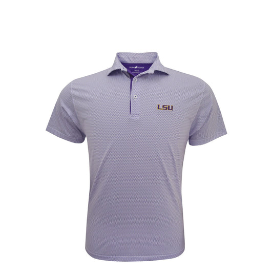 LSU Tigers Lavender Ripple Polo