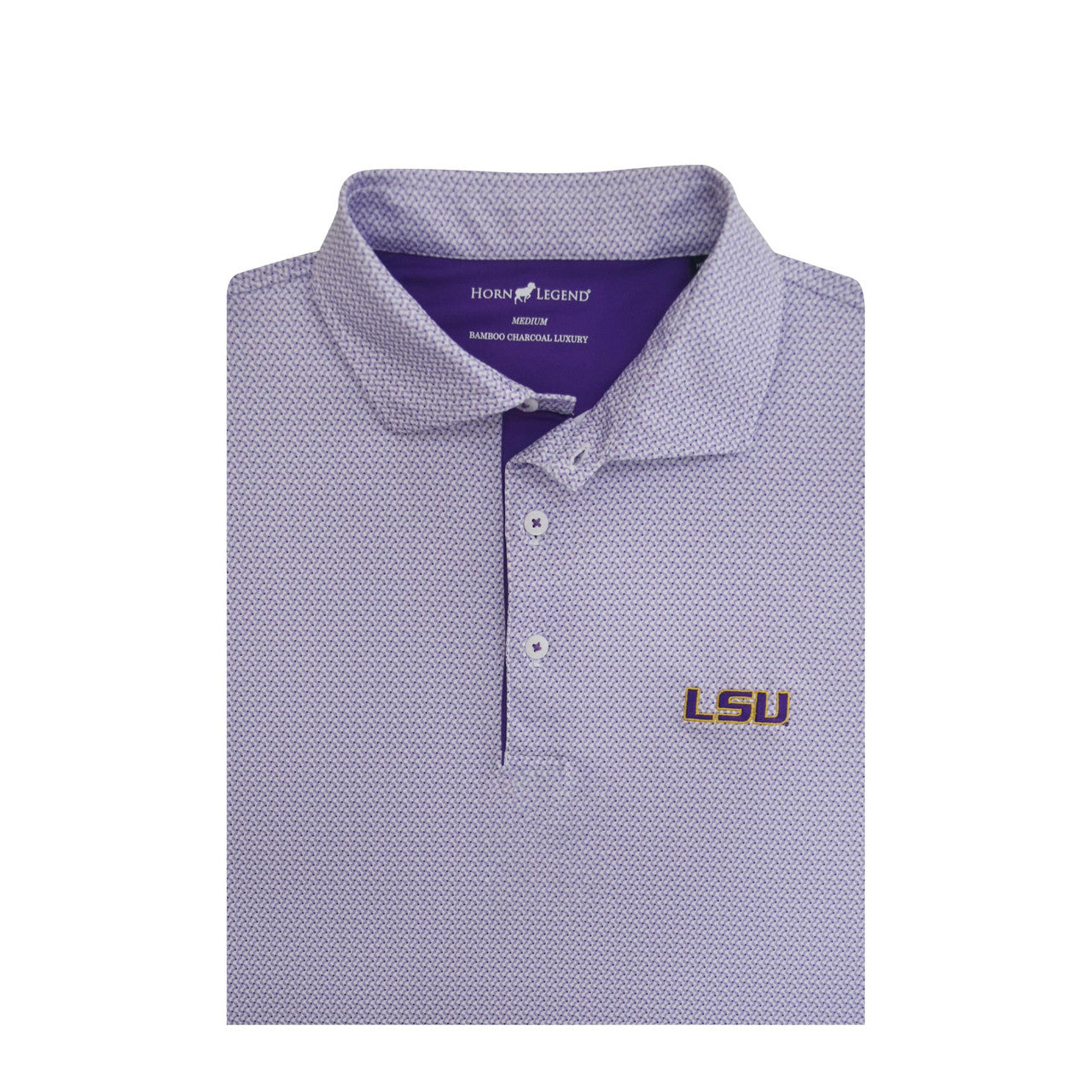 LSU Tigers Lavender Ripple Polo
