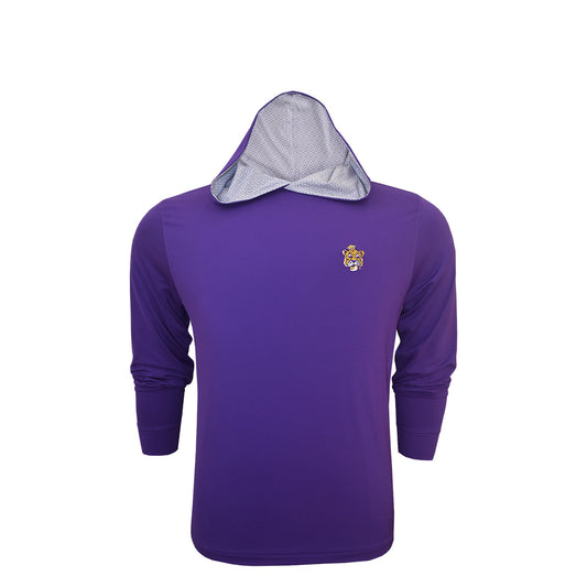 LSU Tigers 1955 Purple Aztec Print Hoodie