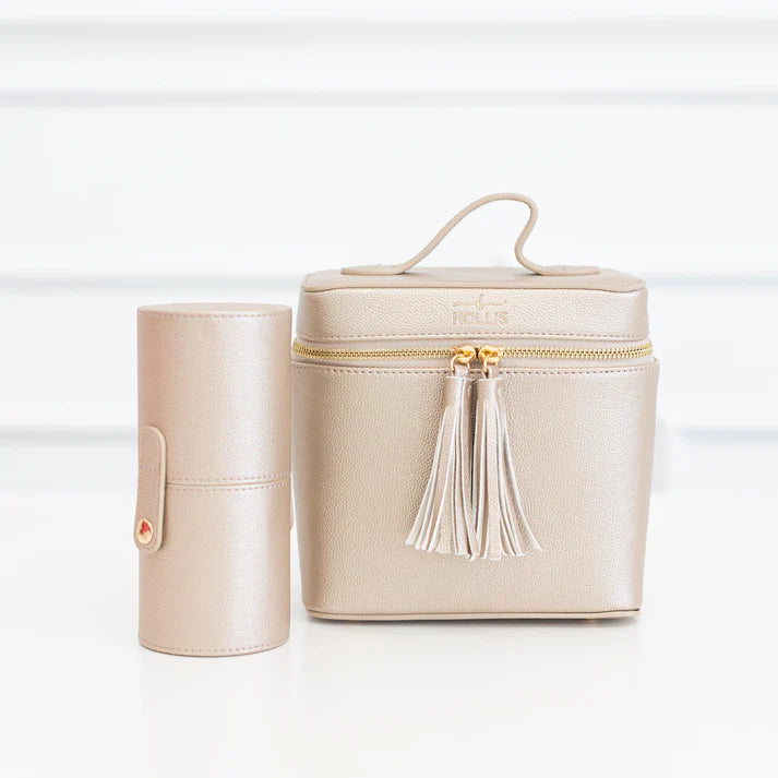 Hollis Cosmetic Bag & Brush Holder