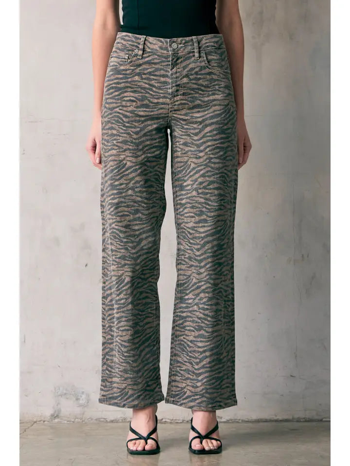 High Rise Tiger Jean