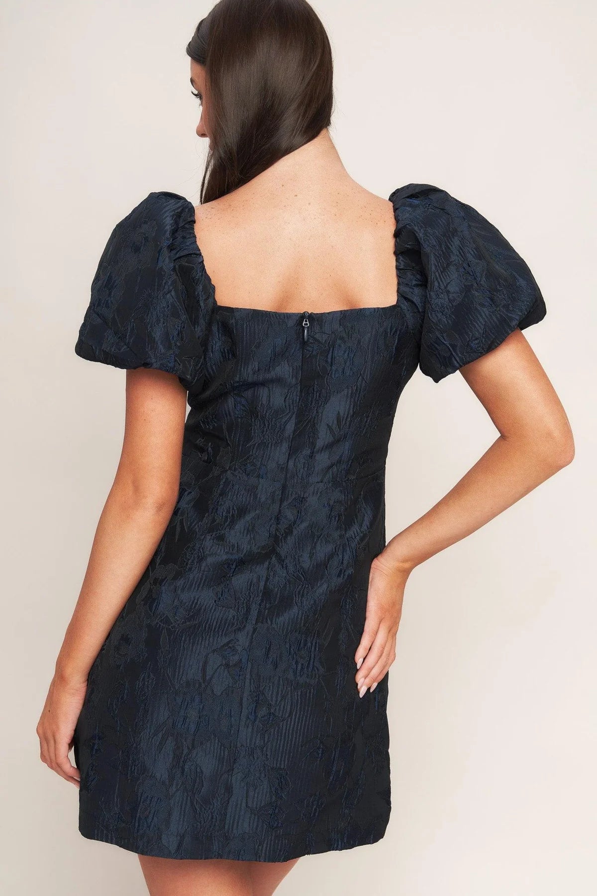 GOLDEN MOON WOVEN MINI DRESS - The Season Boutique