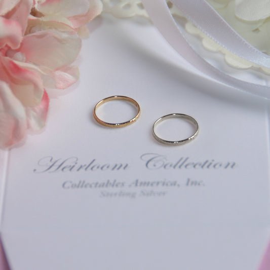 Gold Infant Baby Rings