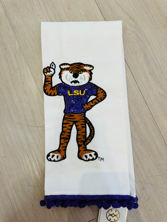 Tea Towel TIger LSU - The Season Boutique