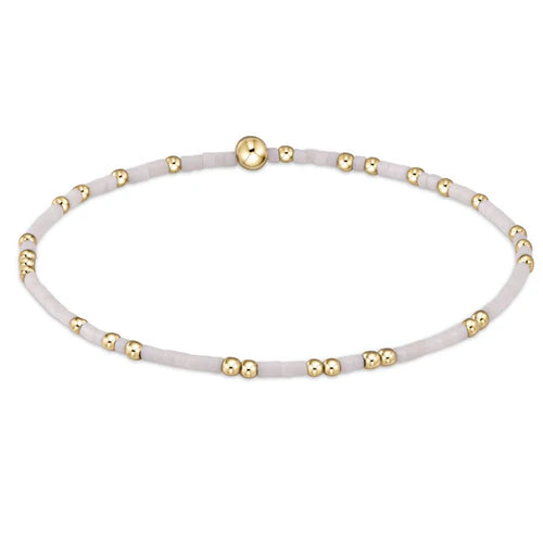 hope unwritten bracelet - white
