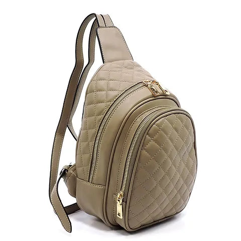 Quilted Single Strap Sling Bag