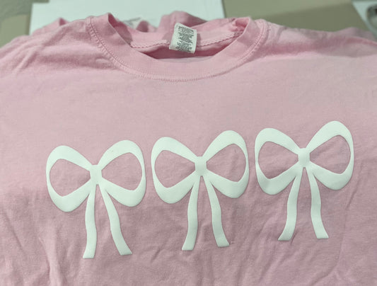 Pink Bow shirts Breast Cancer